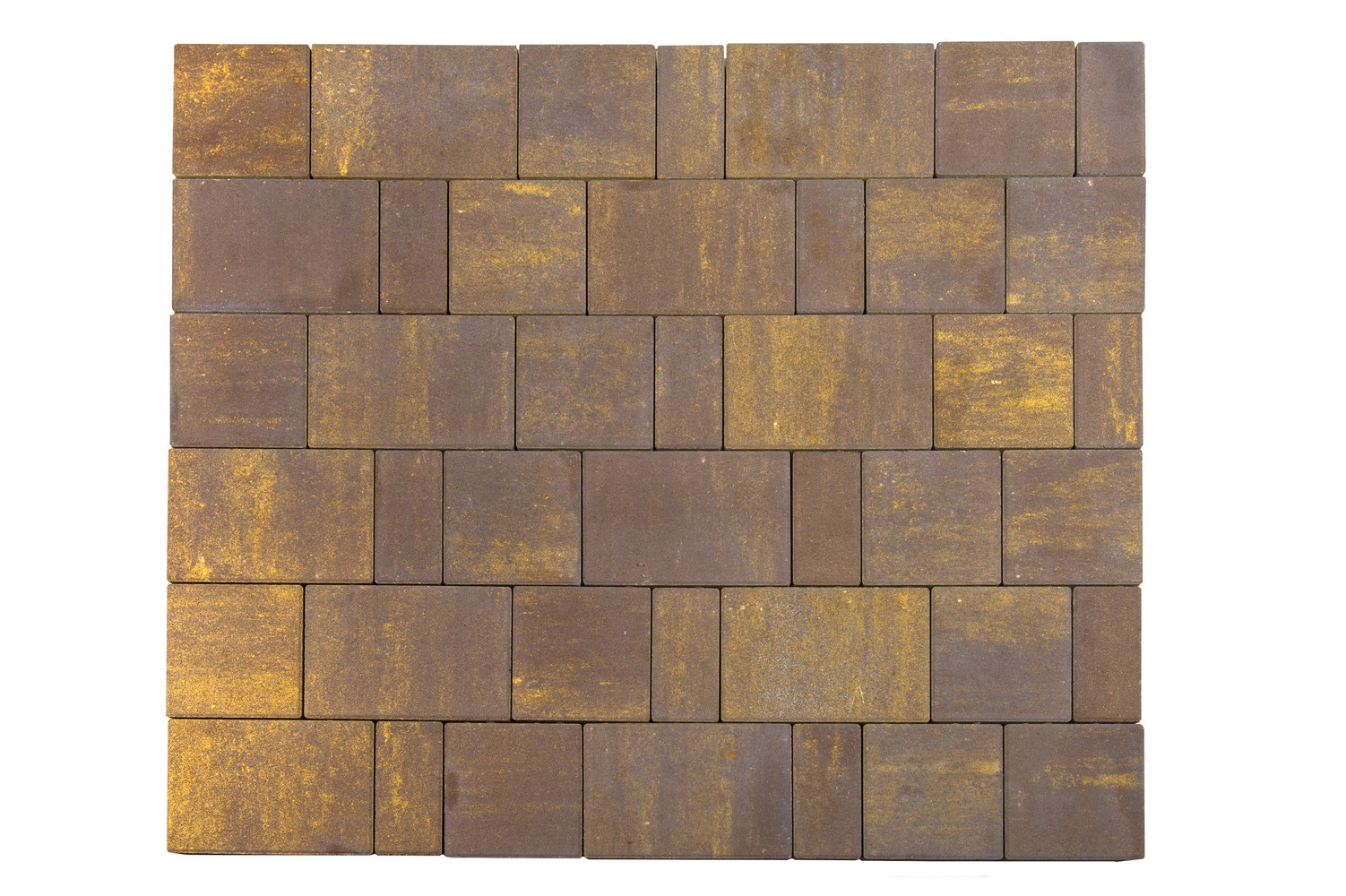 Тротуарная плитка BRAER II «Старый город Ландхаус» Color Mix Тип 18 «МУСКАТ»